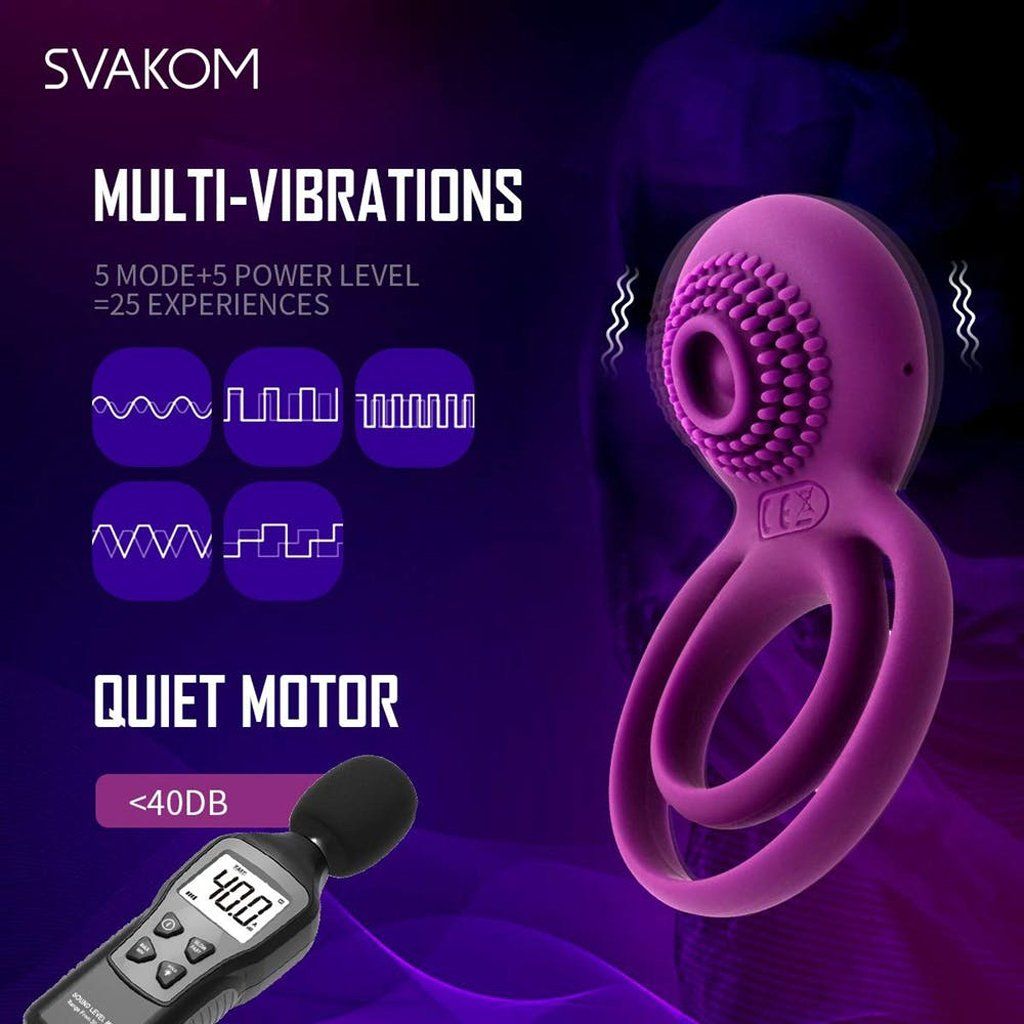 SVAKOM Tammy vòng đeo dương vật cao cấp kích thích khoái cảm cặp đôi