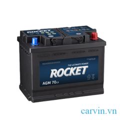 Ắc quy Rocket 70AH AGM L3