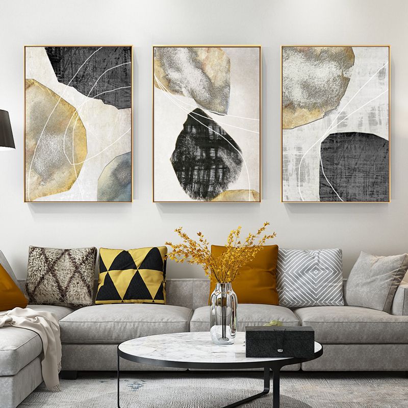 Bộ 3 Tranh Contemporary Abstract Art