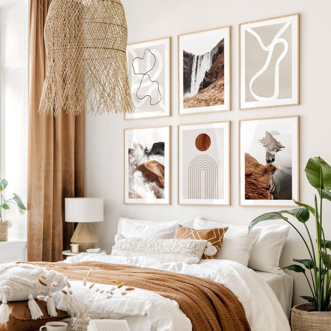 Bộ 6 Tranh Earthy Gallery