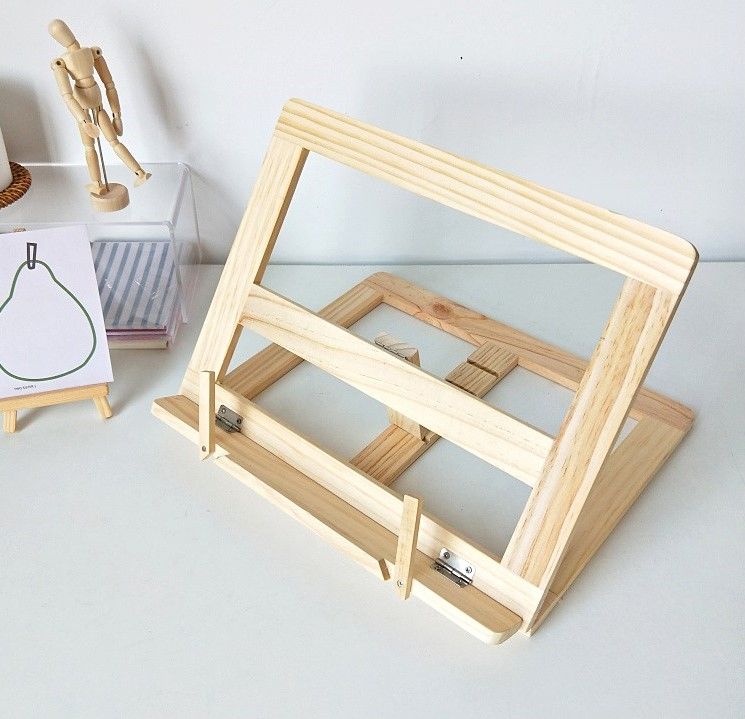 Giá Gỗ Kẹp Sách, Đỡ Ipad