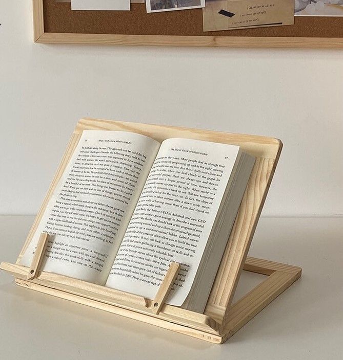 Giá Gỗ Kẹp Sách, Đỡ Ipad