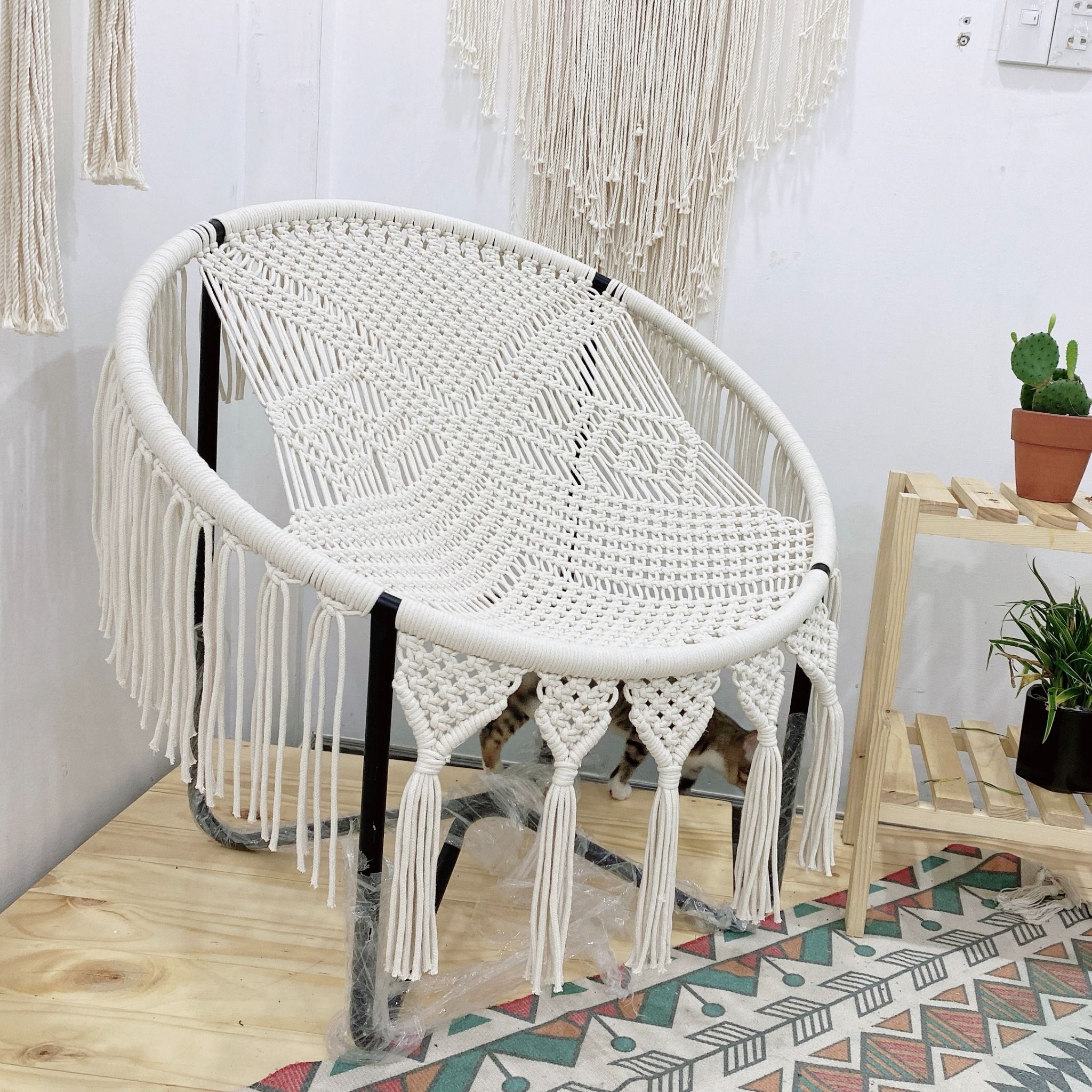Ghế tròn Papasan MACRAME