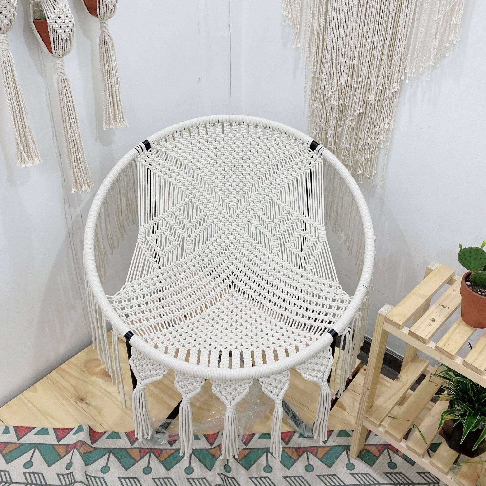 Ghế tròn Papasan MACRAME