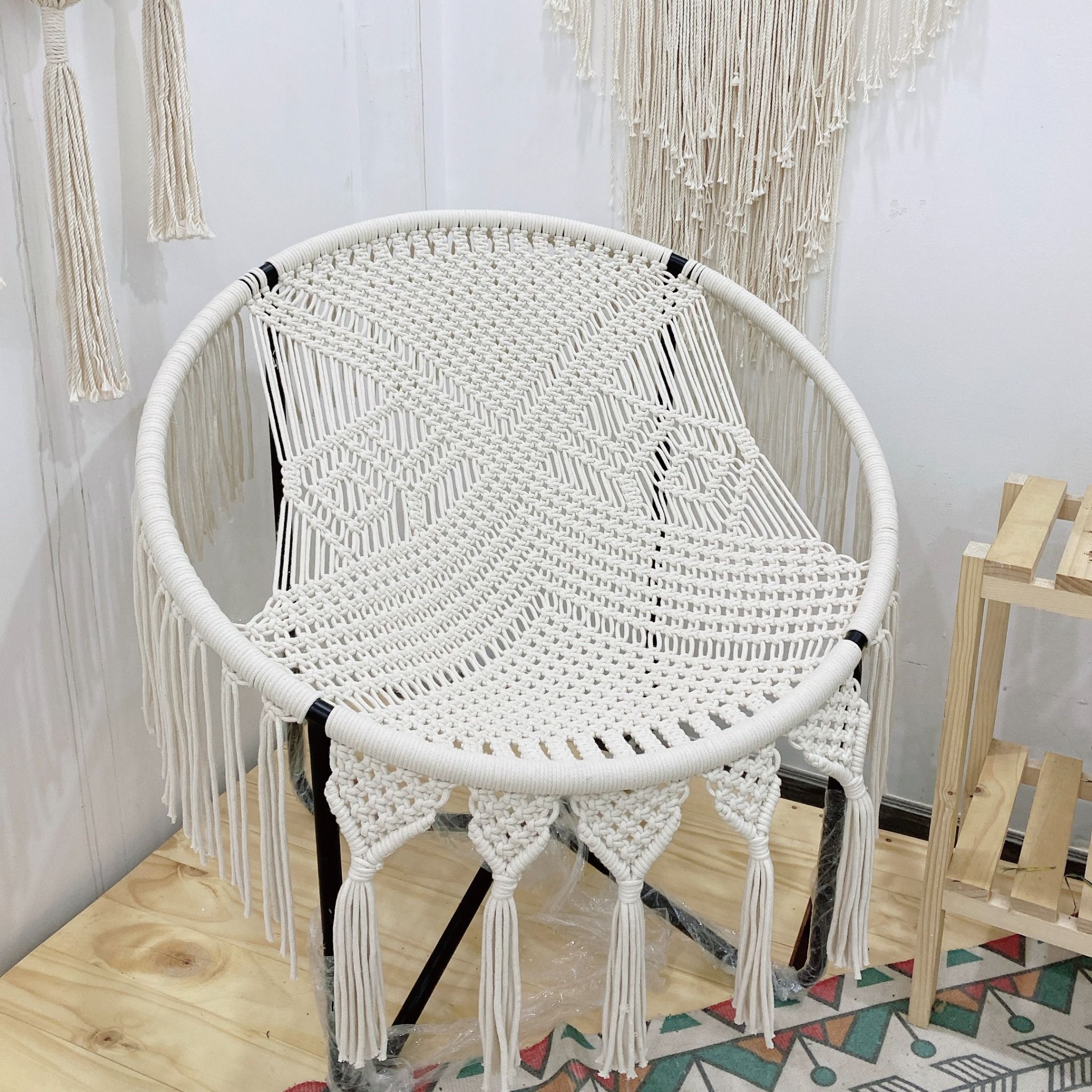 Ghế tròn Papasan MACRAME