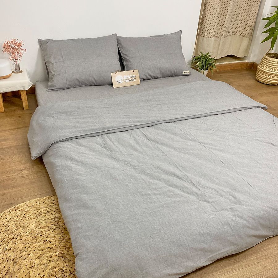 Bộ Chăn Ga Gối Cotton Organic Hàn Quốc
