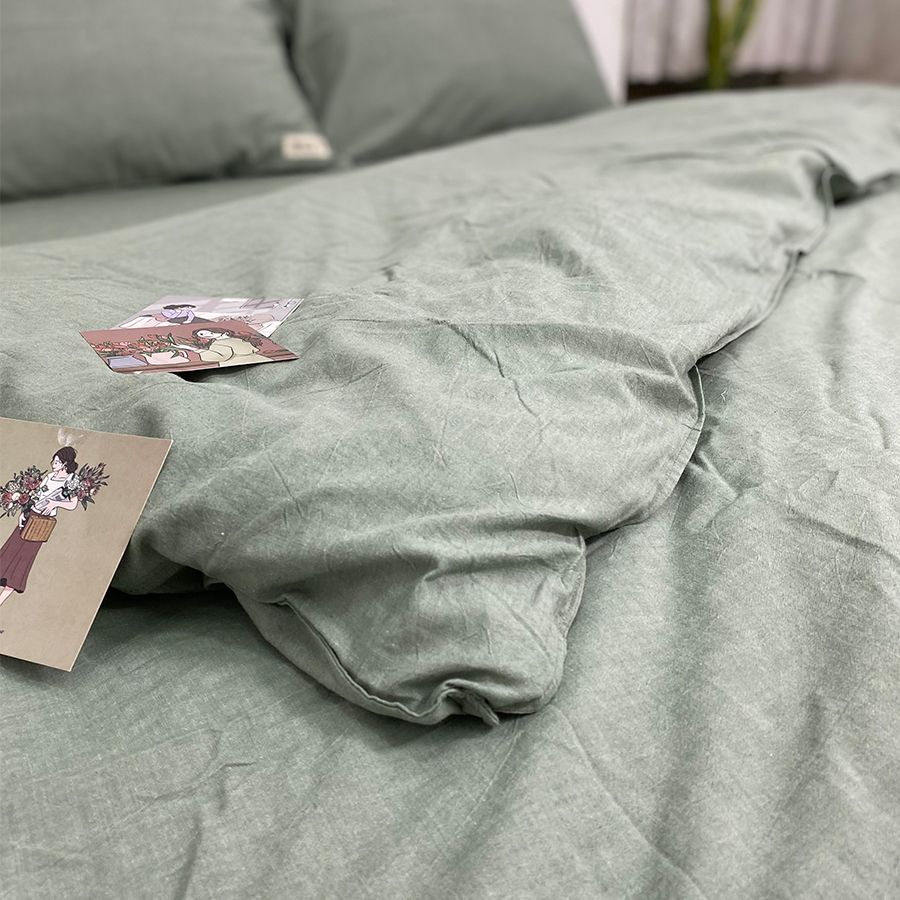 Bộ Chăn Ga Gối Cotton Organic Hàn Quốc