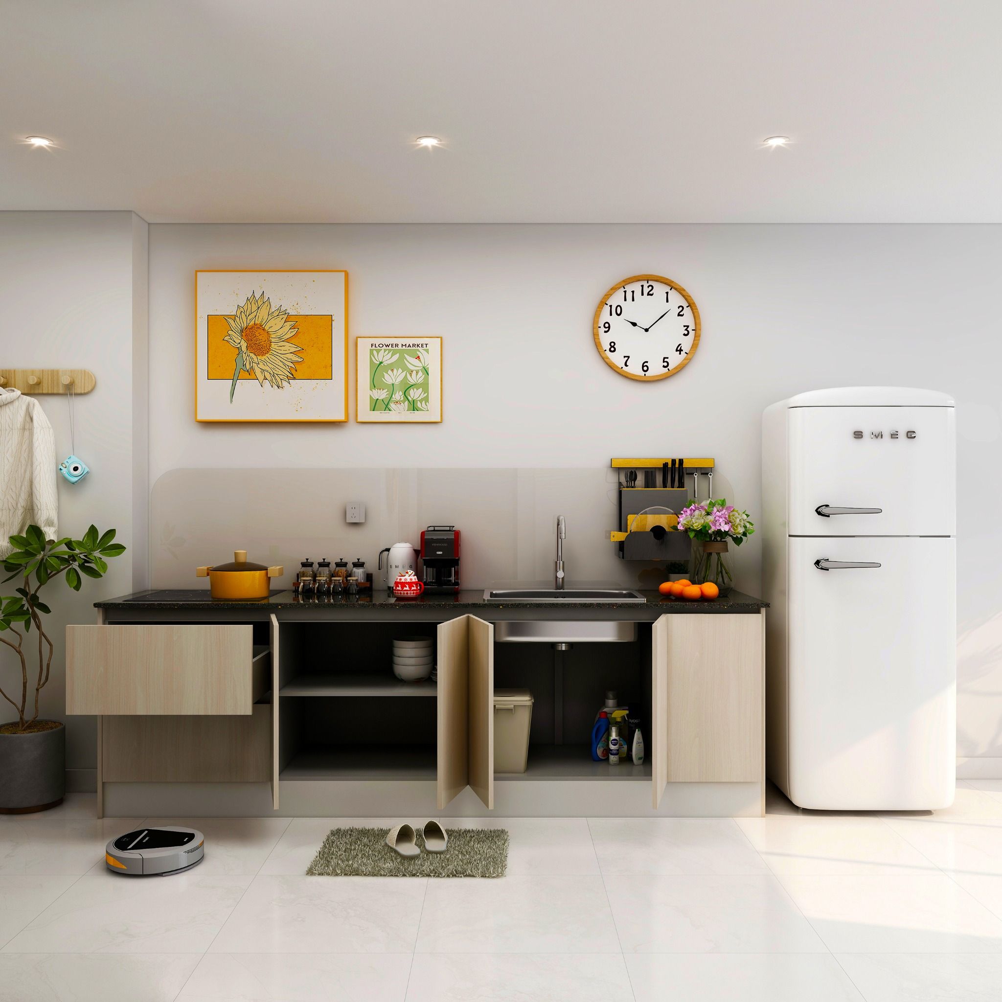 Hệ tủ bếp MOHO Kitchen Essential Narvik Nhiều Kích Thước