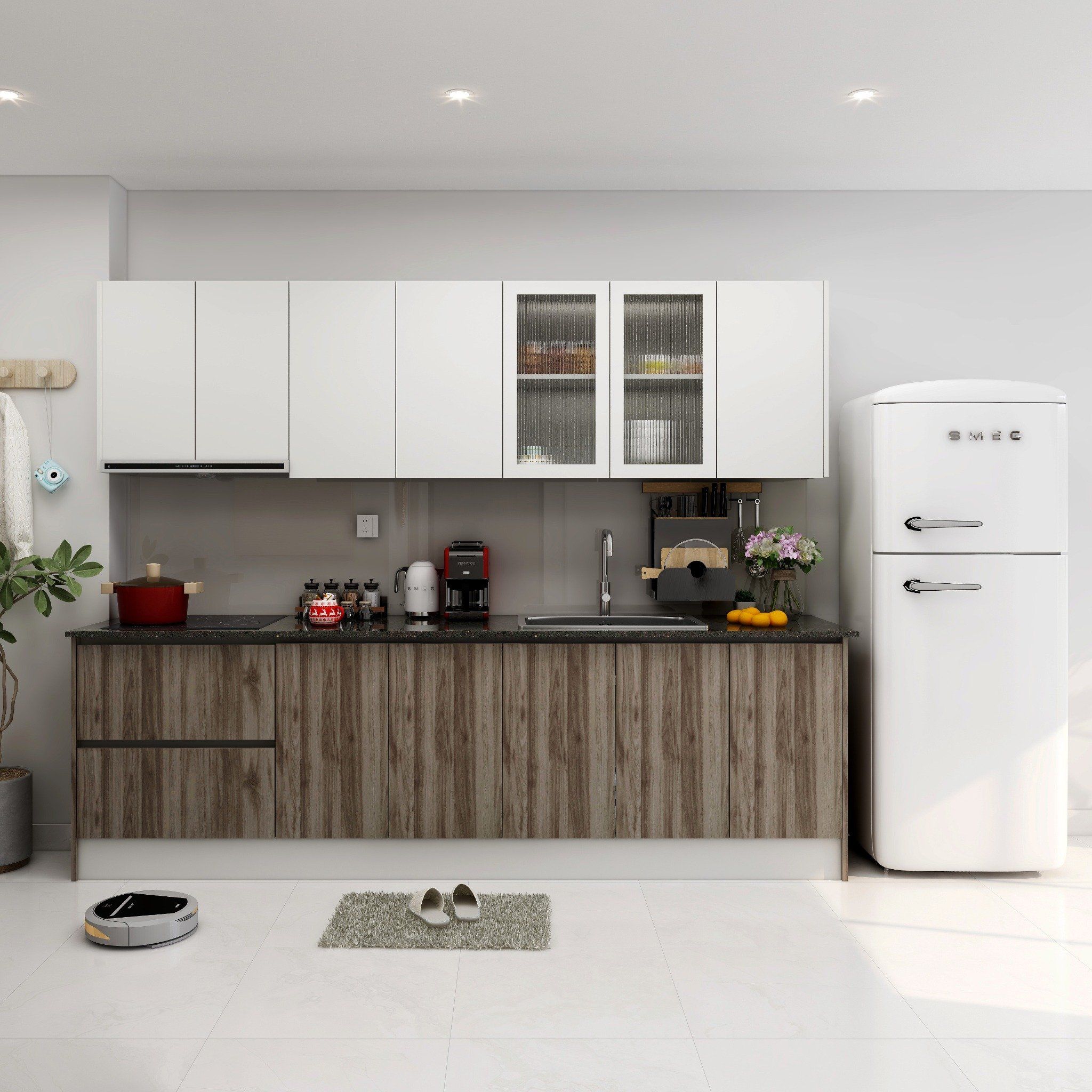 Hệ tủ bếp MOHO Kitchen Premium Grenaa Nhiều Kích Thước