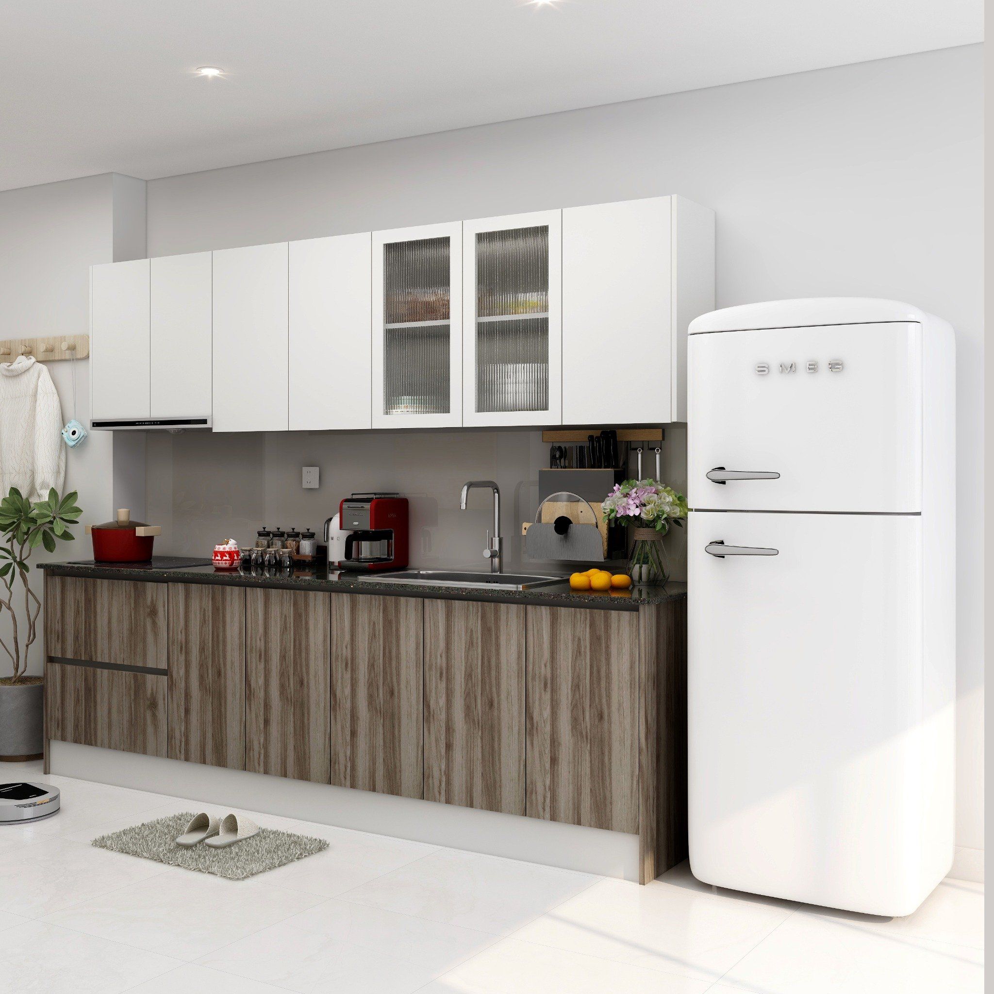 Hệ tủ bếp MOHO Kitchen Premium Grenaa Nhiều Kích Thước