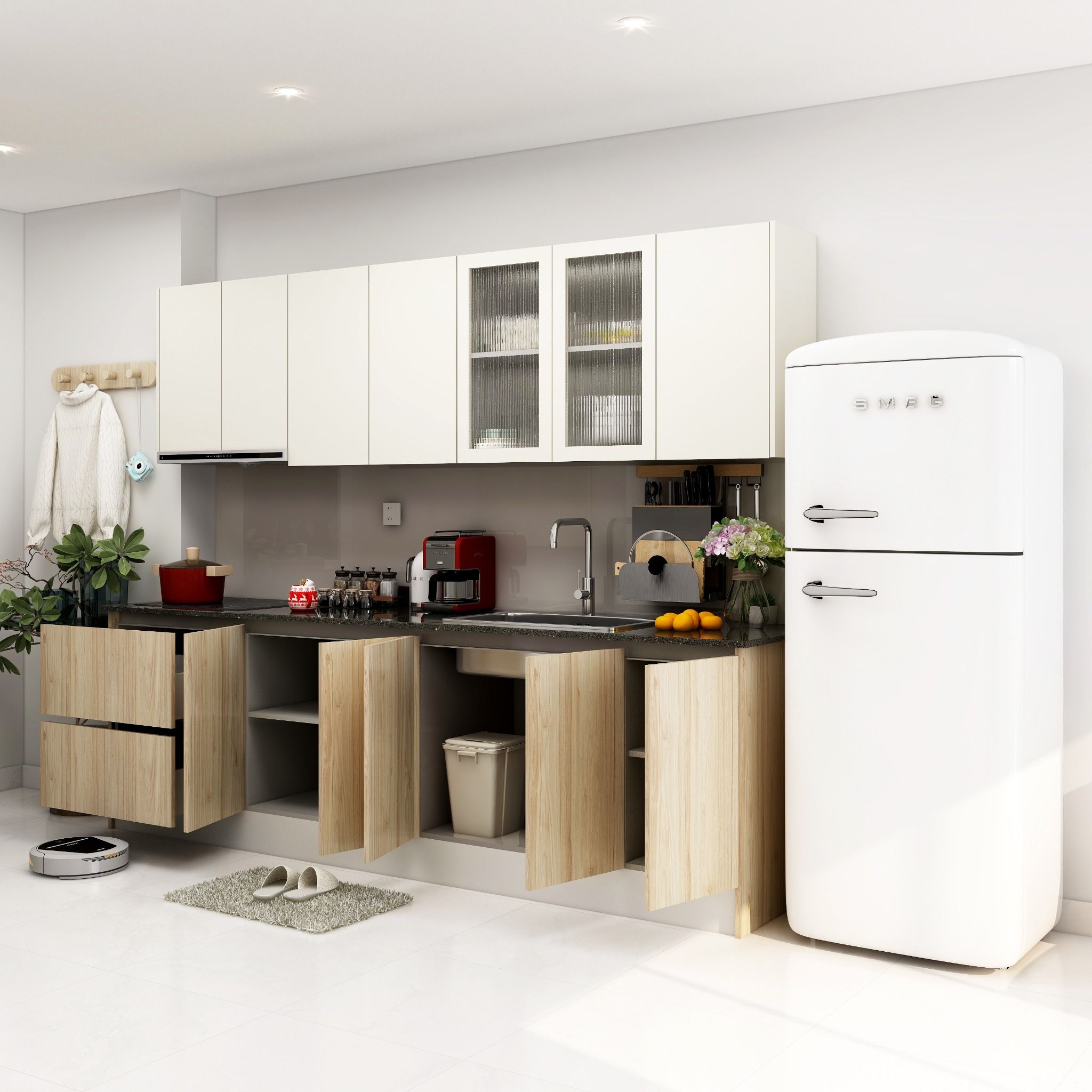  Hệ tủ bếp MOHO Kitchen Premium Ubeda Nhiều Kích Thước 