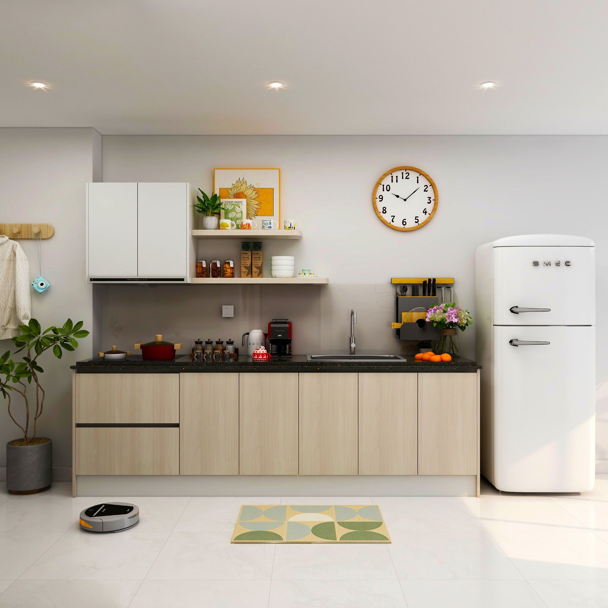  Hệ tủ bếp MOHO Kitchen Smart Narvik Nhiều Kích Thước 