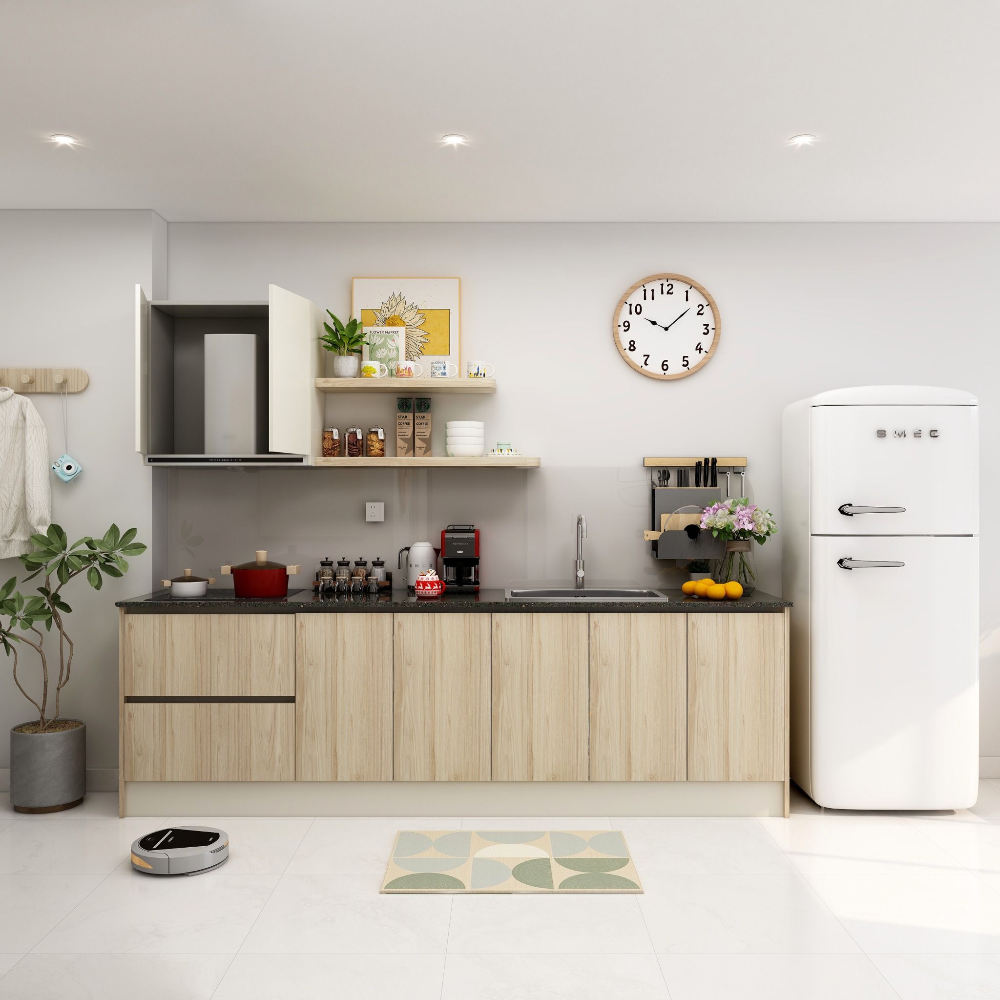  Hệ tủ bếp MOHO Kitchen Smart Ubeda Nhiều Kích Thước 