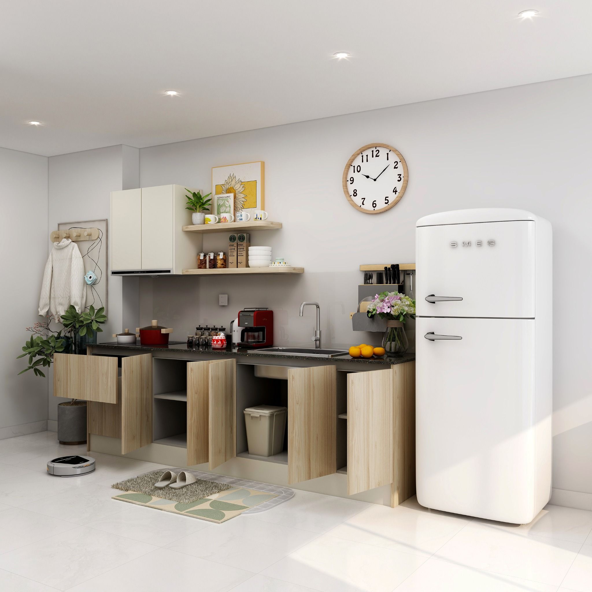  Hệ tủ bếp MOHO Kitchen Smart Ubeda Nhiều Kích Thước 