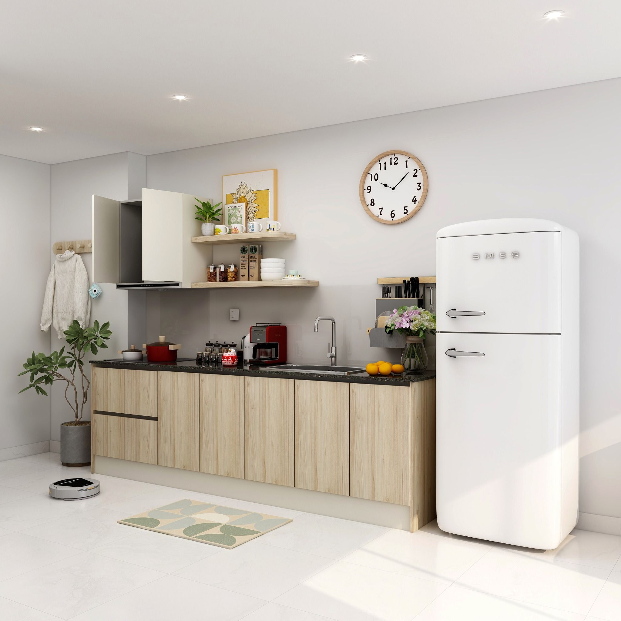  Hệ tủ bếp MOHO Kitchen Smart Ubeda Nhiều Kích Thước 