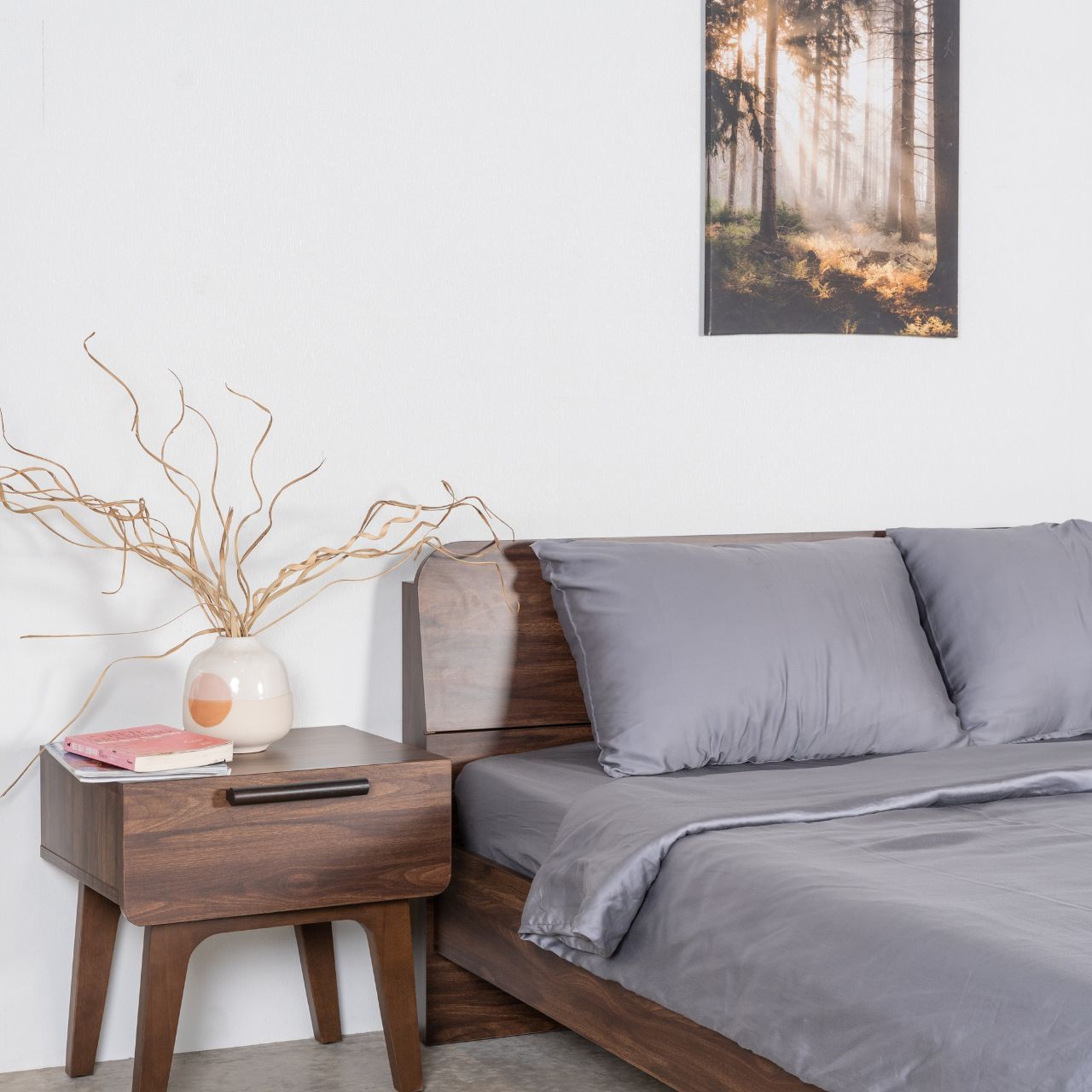 Combo Basic Phòng Ngủ MOHO KOSTER Màu Nâu