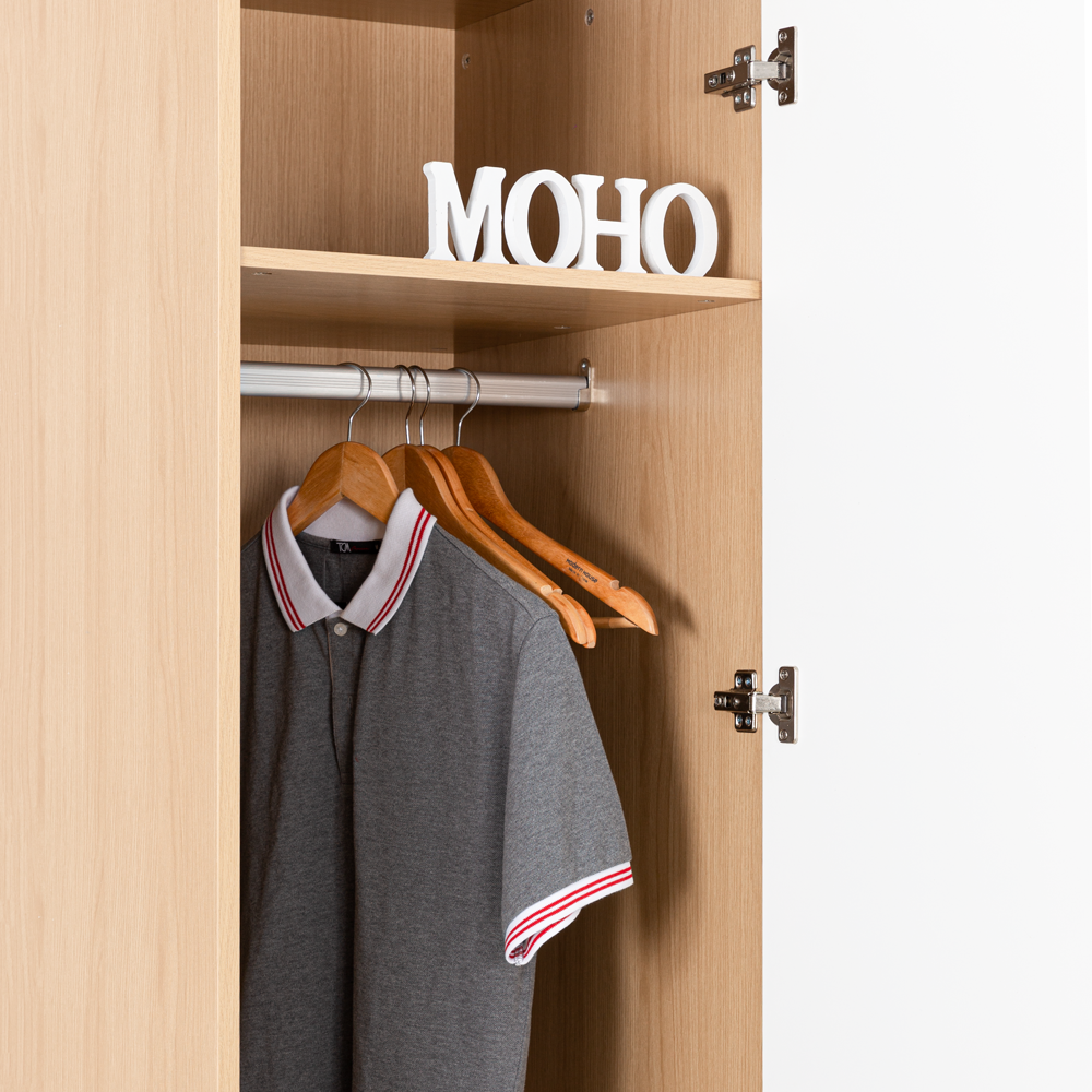 Tủ Quần Áo Gỗ Thanh Treo MOHO VIENNA 201 4 Màu
