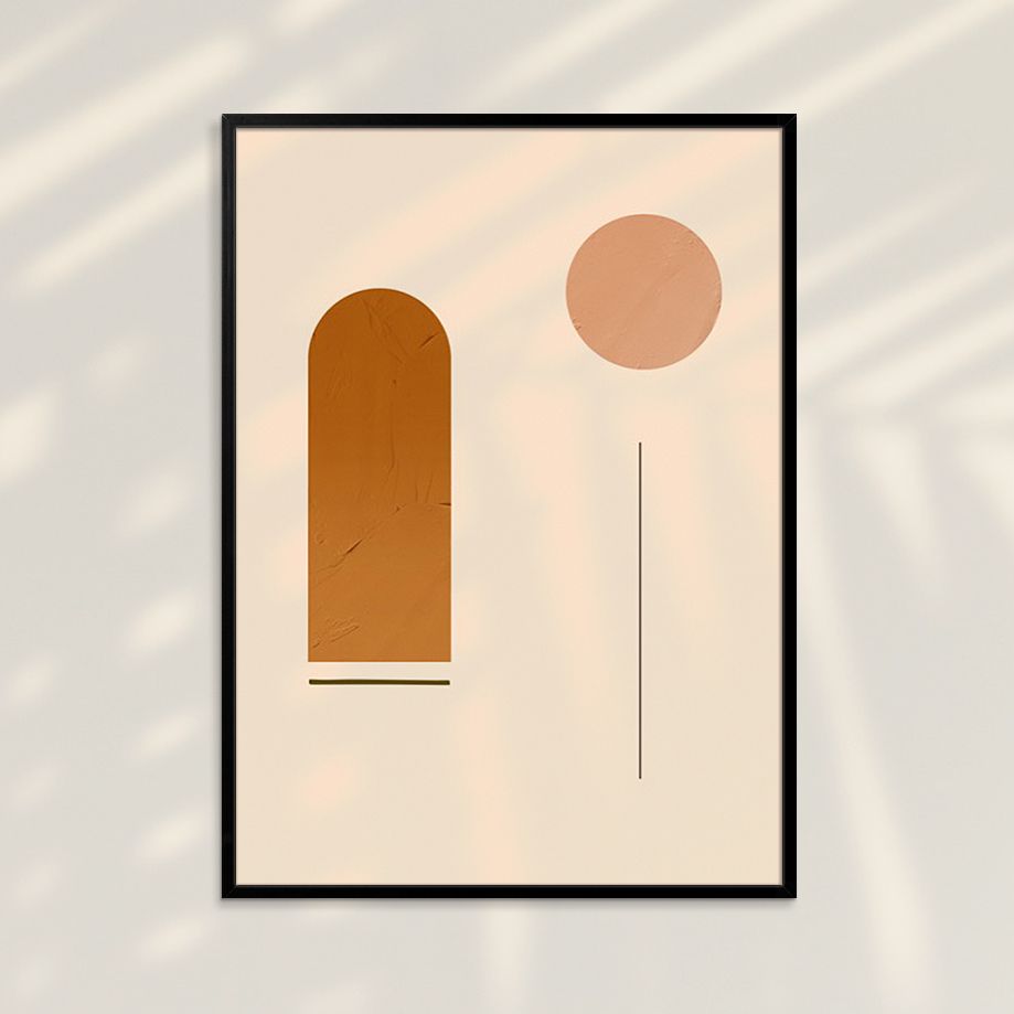 Abstract Shape 48 - Tranh Khung Kính