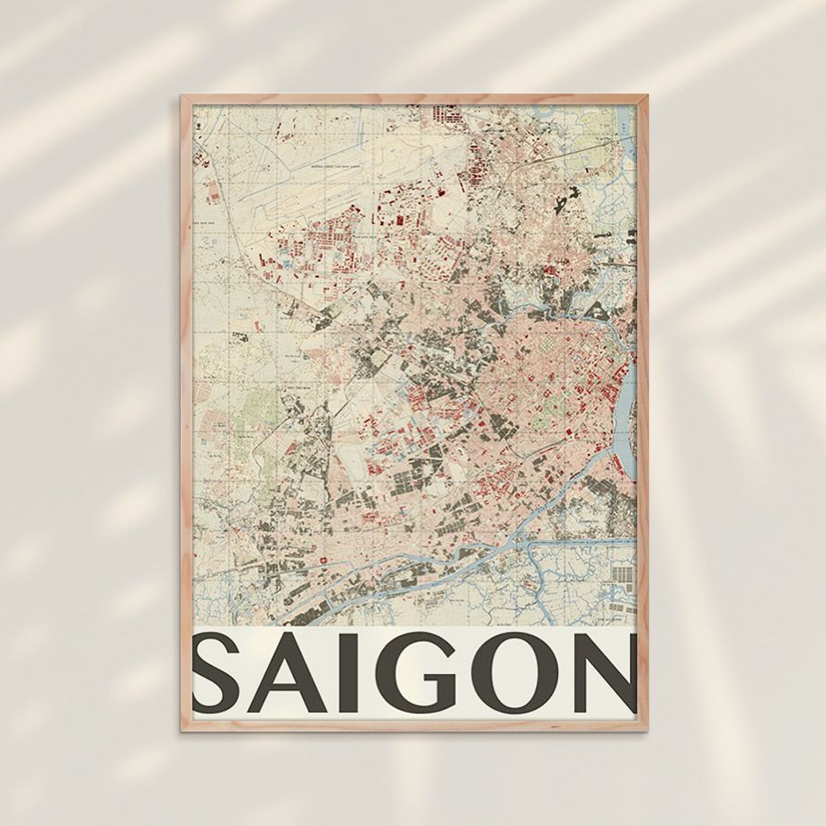 Tranh Saigon 46 - Tranh Khung Kính