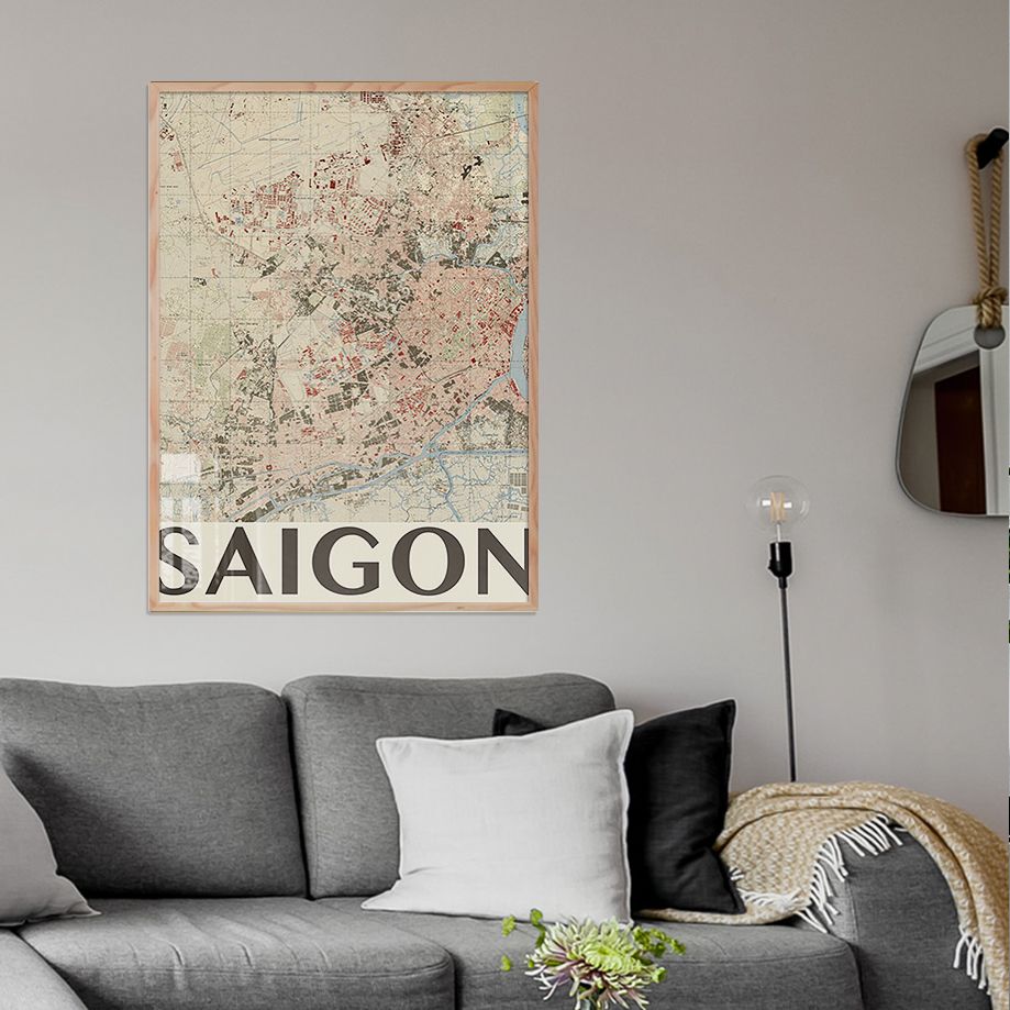 Tranh Saigon 46 - Tranh Khung Kính