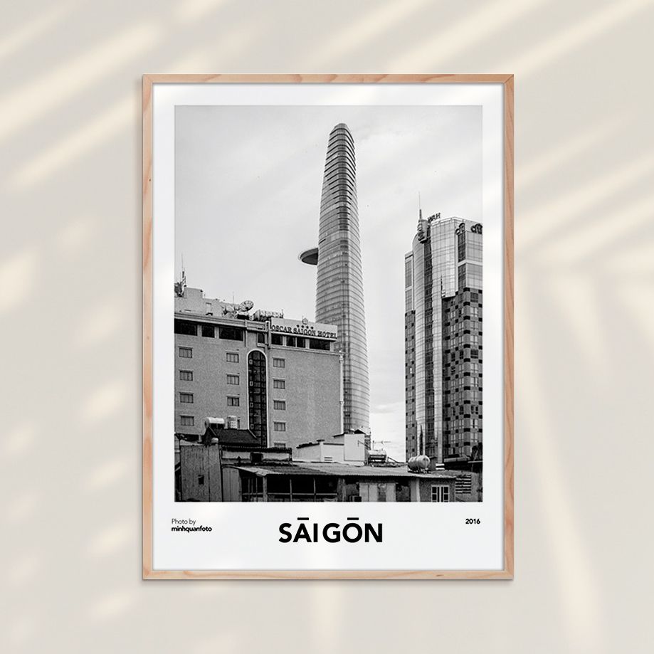Tranh Saigon 04 - Tranh Khung Kính
