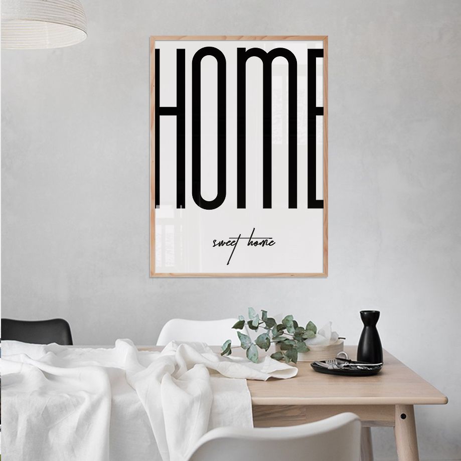 Tranh Typography 23 - Tranh Khung Kính