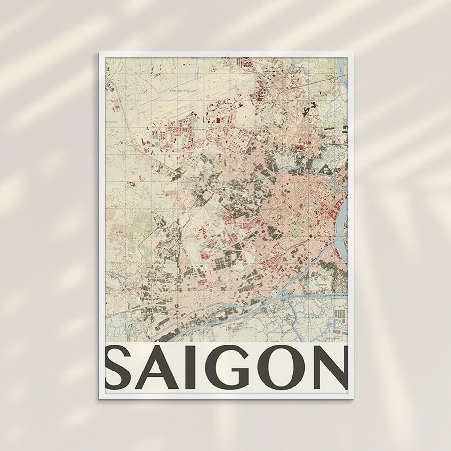Tranh Saigon 46 - Tranh Khung Kính