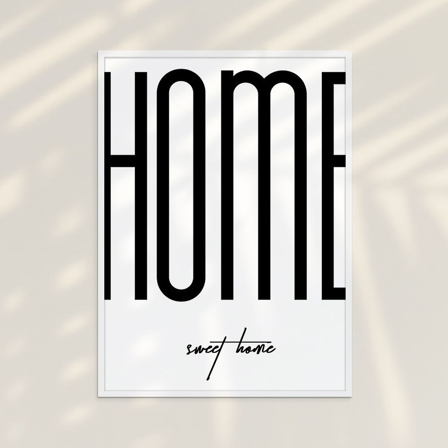 Tranh Typography 23 - Tranh Khung Kính