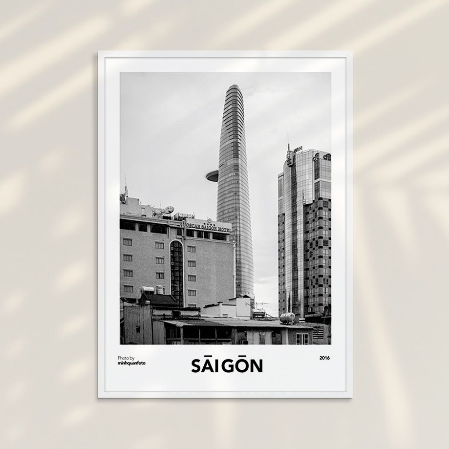 Tranh Saigon 04 - Tranh Khung Kính