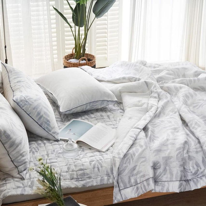 Bộ Chăn Ga Gối Hàn Quốc Cao Cấp – Leona Oliver Rayon Set