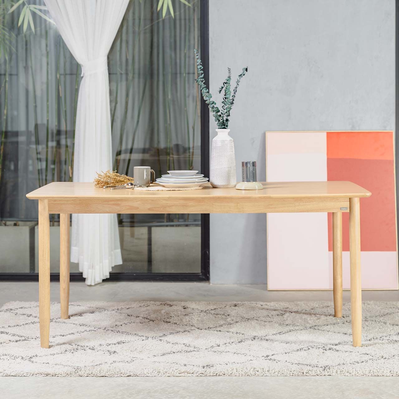 Bàn Ăn Gỗ MOHO MILAN 901 Màu Gỗ