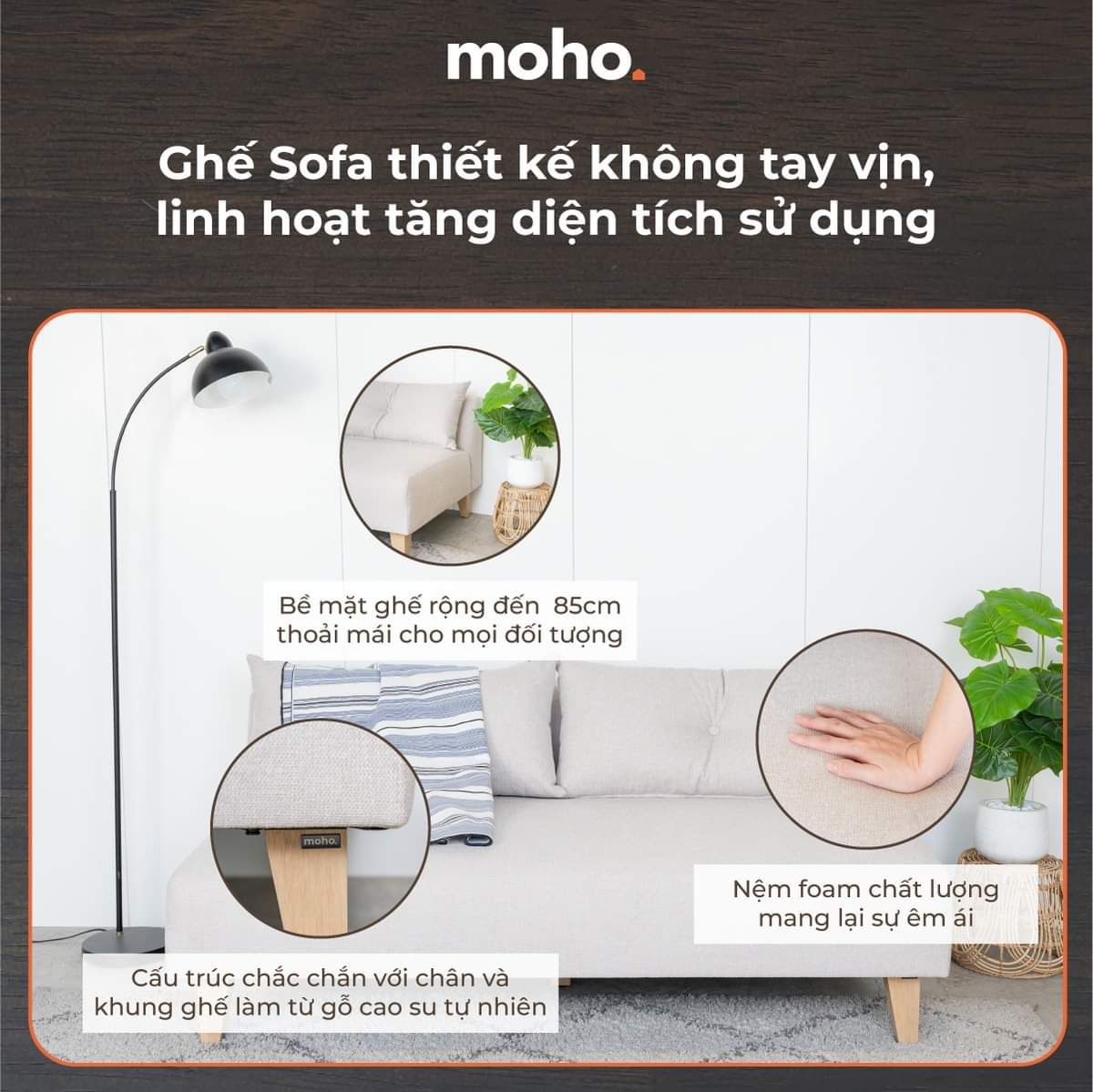 Full Combo Phòng Khách Ubeda 201 Màu Tự Nhiên