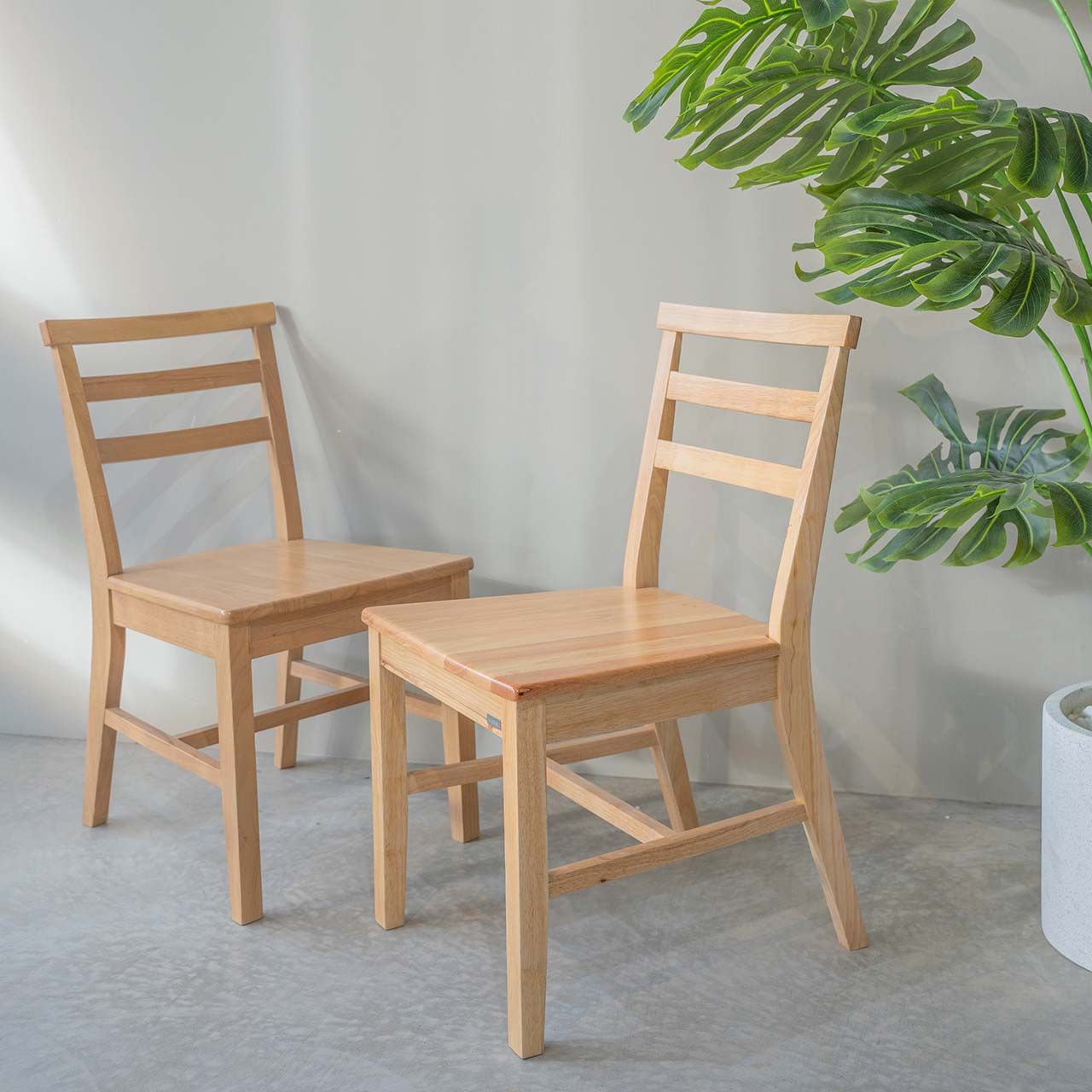 Ghế Ăn Gỗ Cao Su Tự Nhiên MOHO MALAGA 601