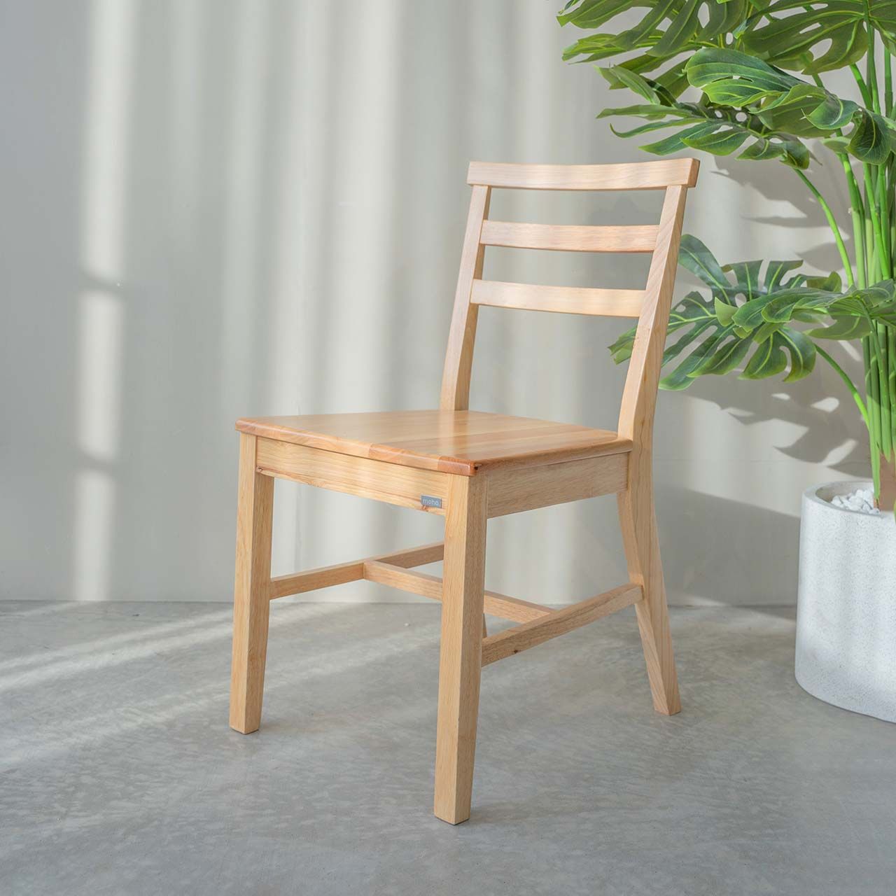 Ghế Ăn Gỗ Cao Su Tự Nhiên MOHO MALAGA 601