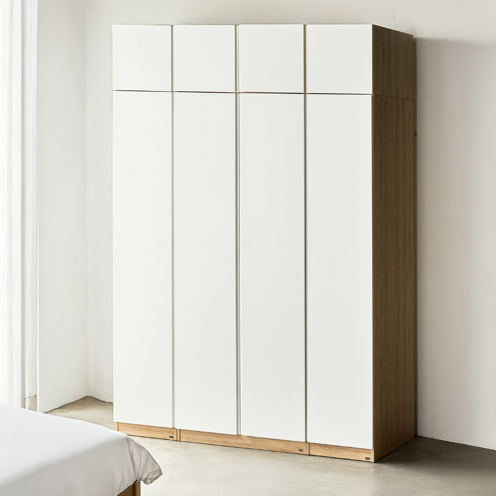Set Tủ Quần Áo Kèm Tủ Nóc 2m5 VIENNA