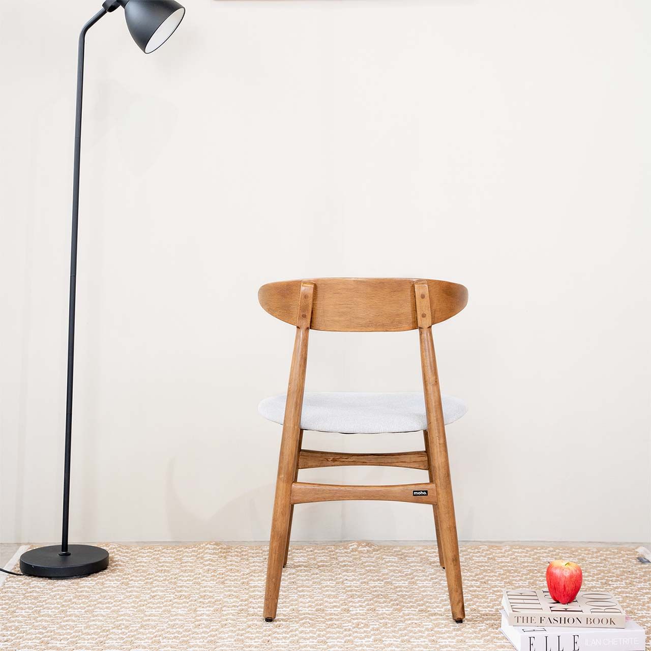 Ghế Ăn Gỗ Cao Su Tự Nhiên MOHO MILAN 601 Màu Nâu