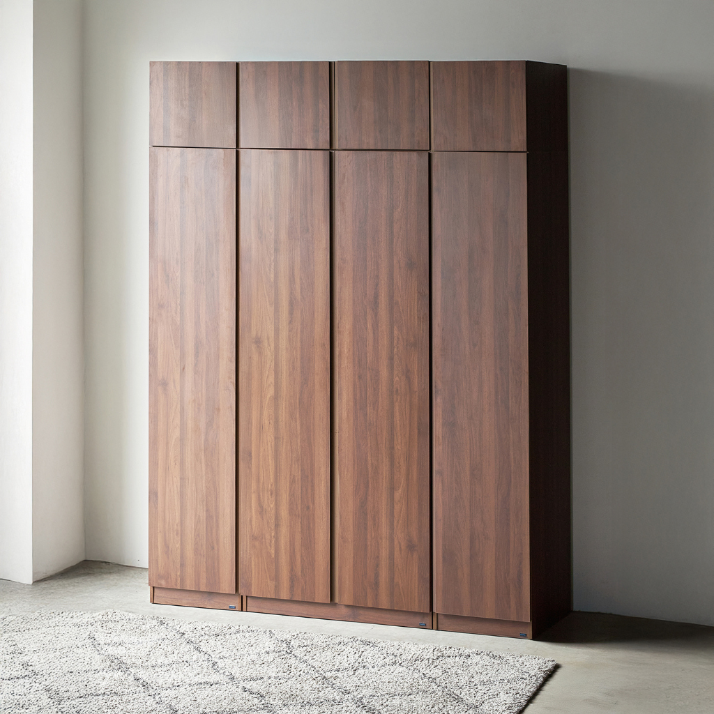 Set Tủ Quần Áo Kèm Tủ Nóc 2m5 VIENNA