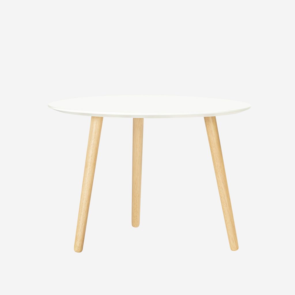 Bàn Sofa – Bàn Cafe – Bàn Trà Gỗ Cao Su MOHO MILAN 601 Trắng