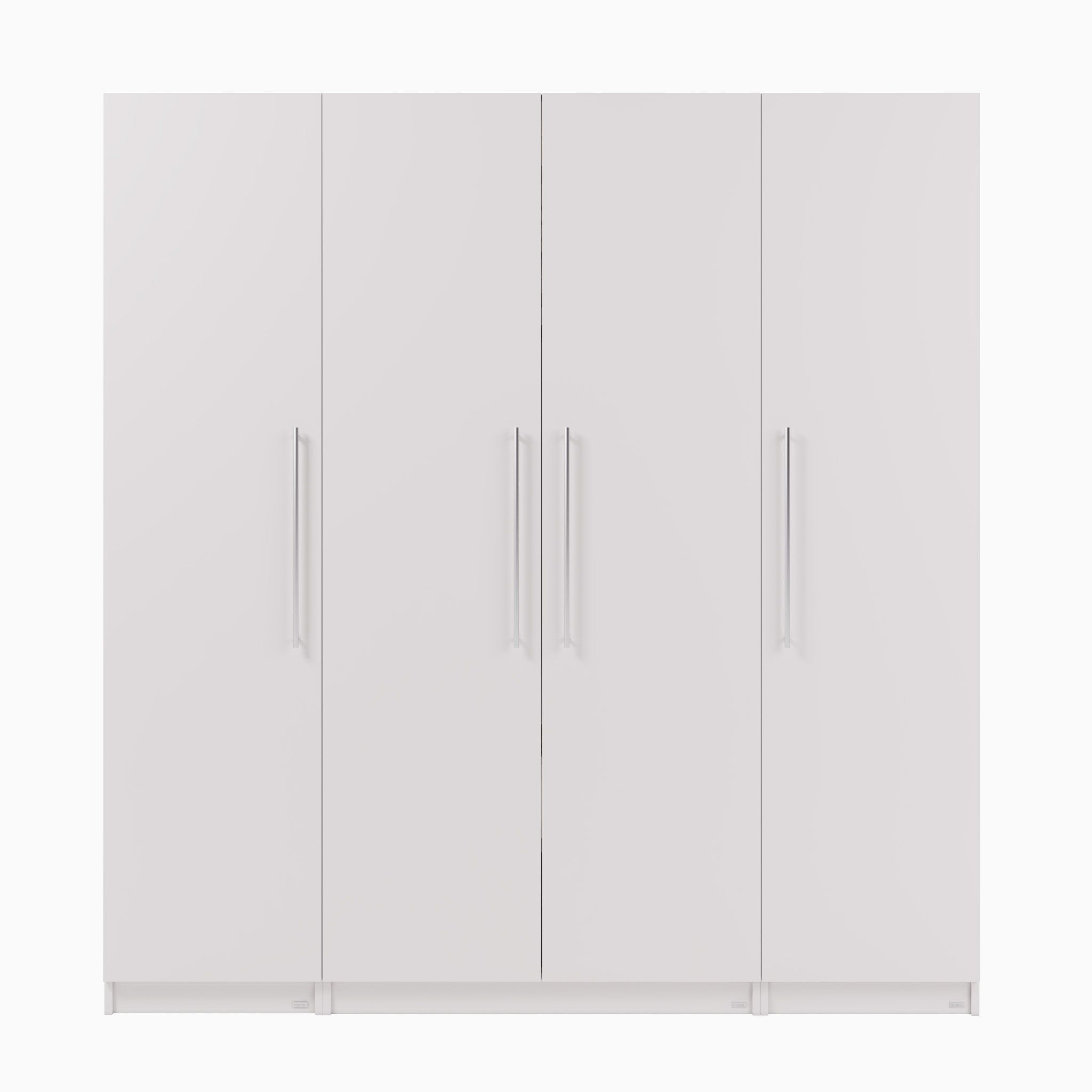 Set Tủ Quần Áo Gỗ MOHO VIENNA Tay Nắm 201 4 Cánh 4 Màu