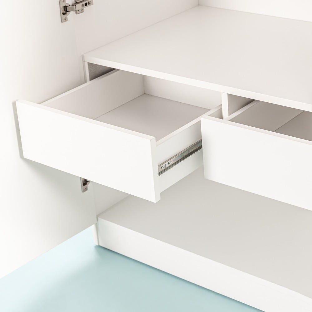 Tủ Quần Áo Gỗ 2 Cánh MOHO VIENNA 201 4 Màu