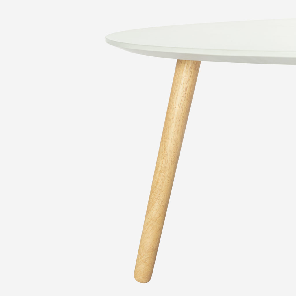 Bàn Sofa – Bàn Cafe – Bàn Trà Gỗ Cao Su MOHO MILAN 601 Xám
