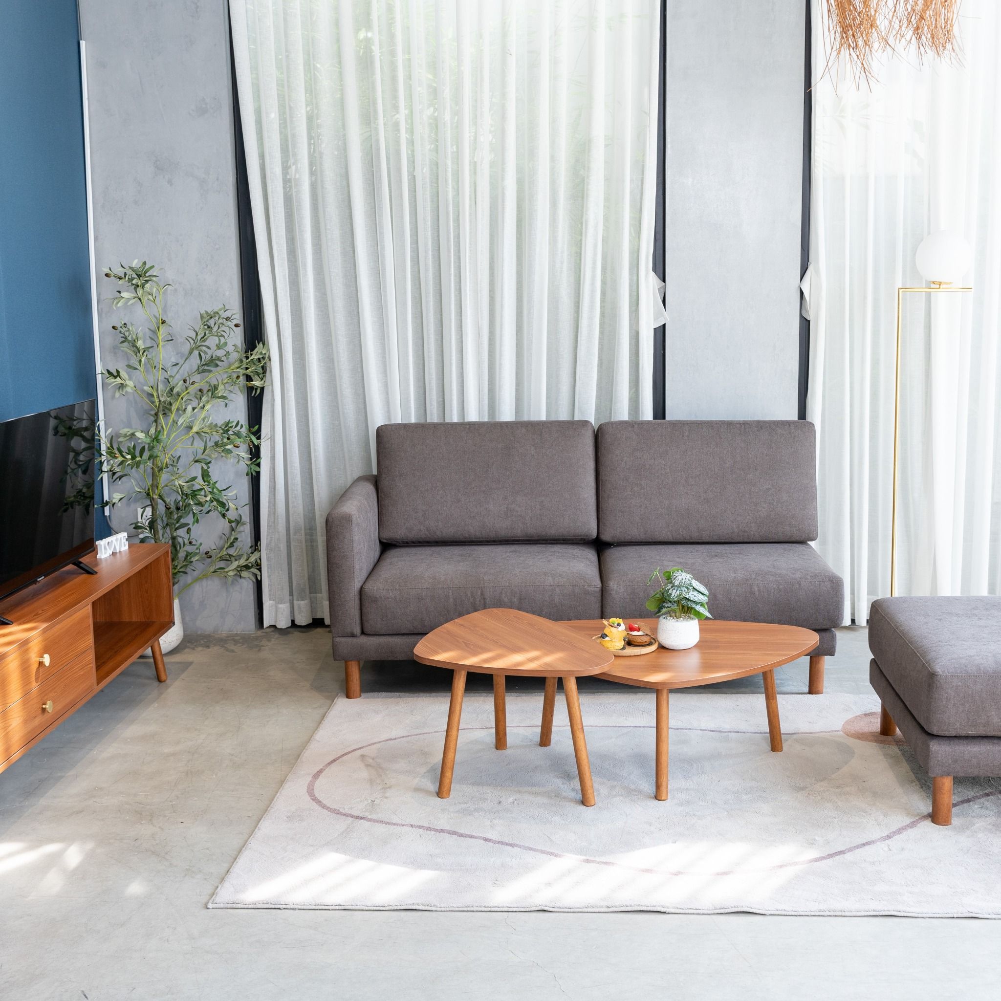 MOHO - GHẾ SOFA LANGO (MÀU NÂU CAM 150)