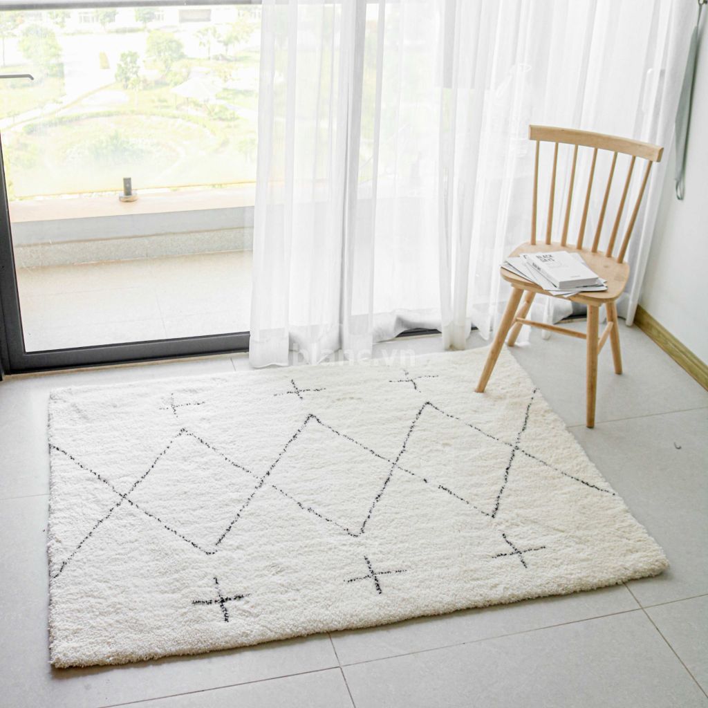 Thảm Caro Trắng