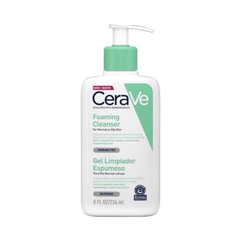 Sữa Rửa Mặt Cerave Foaming Cleanser Da Dầu - Gel Moussant 236ml