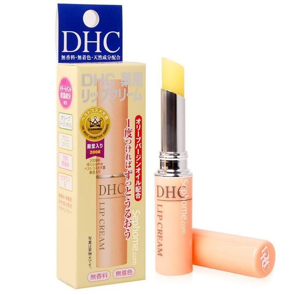 Son Dưỡng Ẩm Môi, Giảm Thâm Môi DHC Lip Cream 1.5g