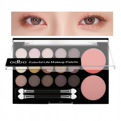 Set Trang Điểm Mắt, Má Hồng Odbo Colorful Life Makeup Palette OD1017