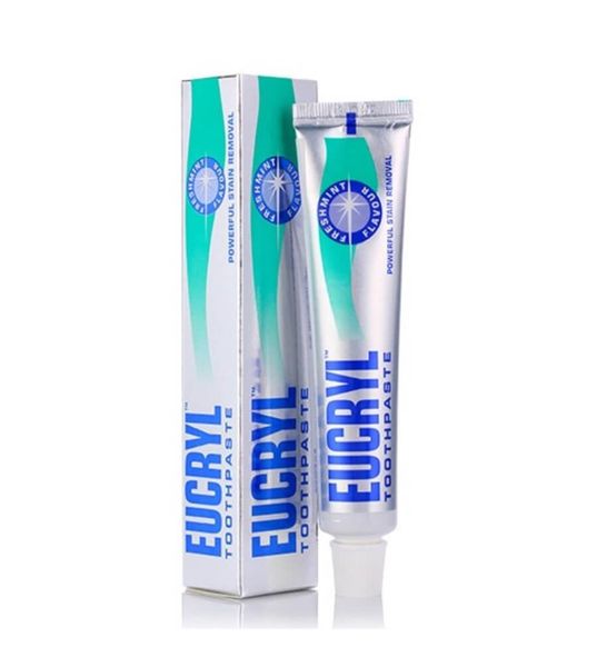 Kem đánh răng tẩy trắng vị bạc hà Eucryl Freshmint Toothpaste