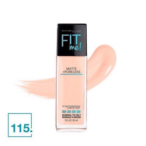 Kem Nền Kiềm Dầu Fit Me Maybelline New York Matte Poreless Foundation 30ml