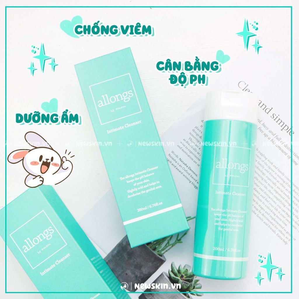 Dung Dịch Vệ Sinh Phụ Nữ Allongs Intimate Cleanser - 200ml