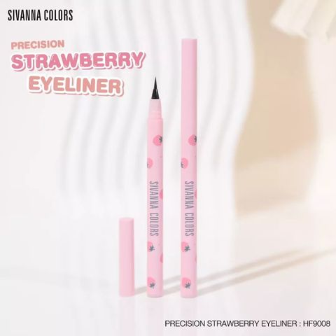 Bút Kẻ Mắt Đầu Siêu Mảnh Sivanna Color Strawberry Eyeliner